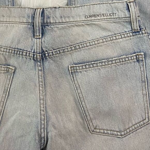 New Current Elliot Light Wash Mid-Rise Straight Leg Denim Jeans - Picture 7 of 13